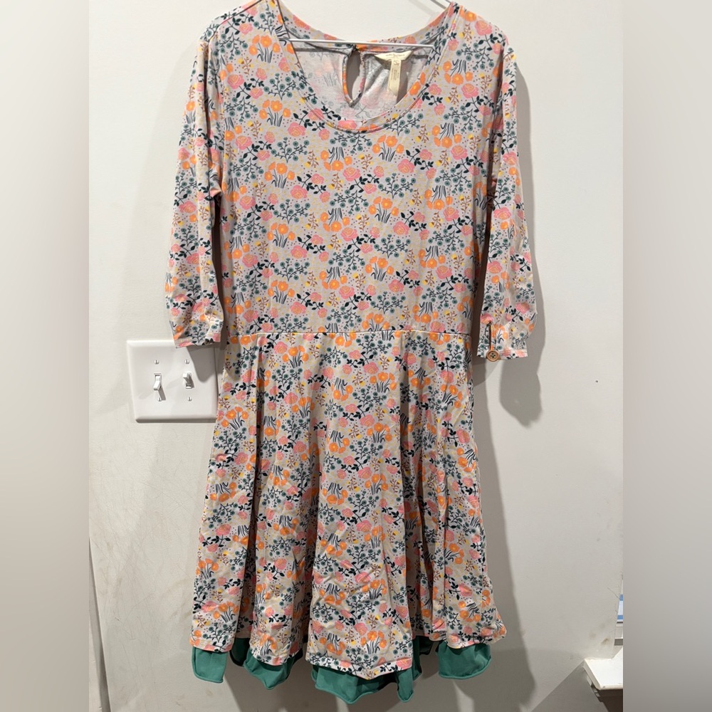 Matilda Jane x Joanna Gaines Once Upon a Time Down On The Farm Dress Size Large